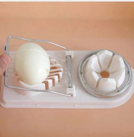 3-in-1 Double-Head Egg Cutter and Slicer