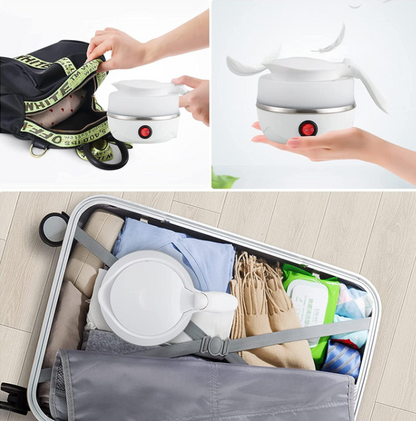 Portable Foldable Kettle in use