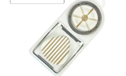 3-in-1 Double-Head Egg Cutter and Slicer